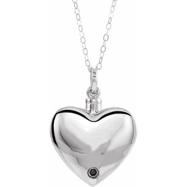 Dad Heart Ash Holder Necklace - Image 3