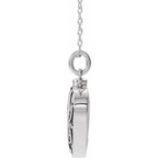 Mom Heart Ash Holder Necklace - Image 2