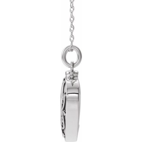 Mom Heart Ash Holder Necklace - Image 2