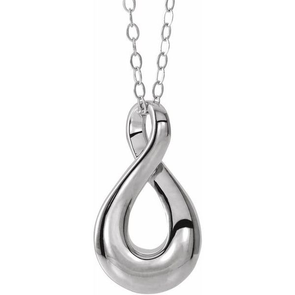 Infinity-Inspired Ash Holder Necklace