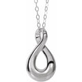 Infinity-Inspired Ash Holder Necklace