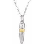 Bullet Ash Holder Necklace