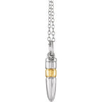 Bullet Ash Holder Necklace - Image 2