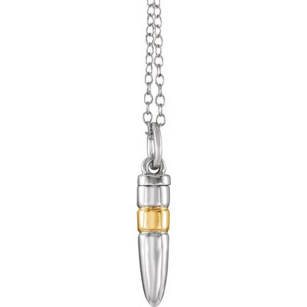 Bullet Ash Holder Necklace - Image 2