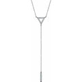 Triangle & Bar Y Necklace