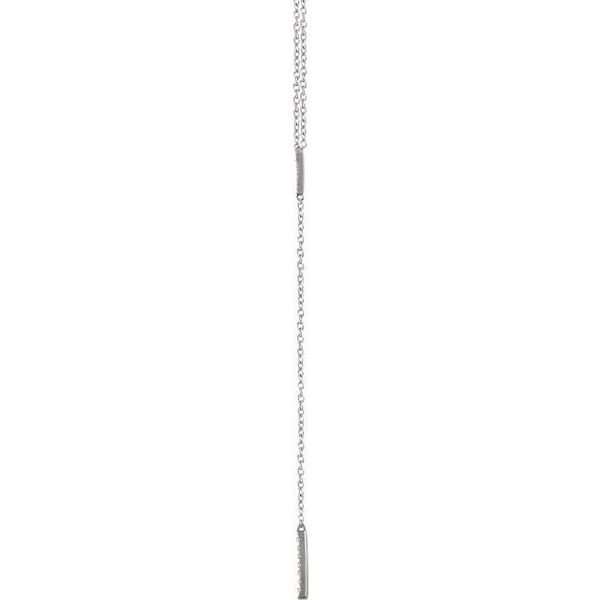 Triangle & Bar Y Necklace - Image 2