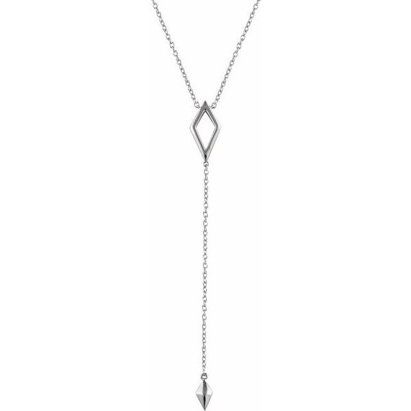 Geometric Y Necklace