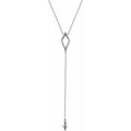 Geometric Y Necklace