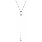 Geometric Y Necklace