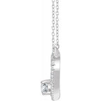 Two-Stone Bar Necklace - Image 2