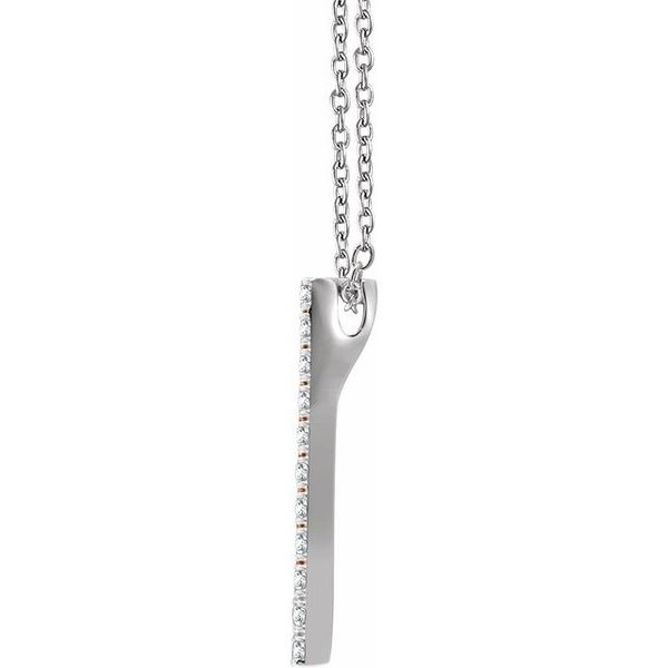 Geometric Rectangle Necklace - Image 2
