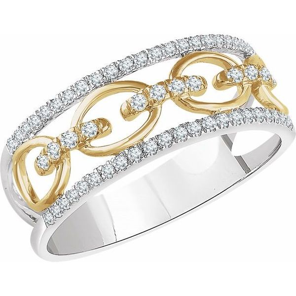 Accented Link Ring