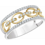 Accented Link Ring