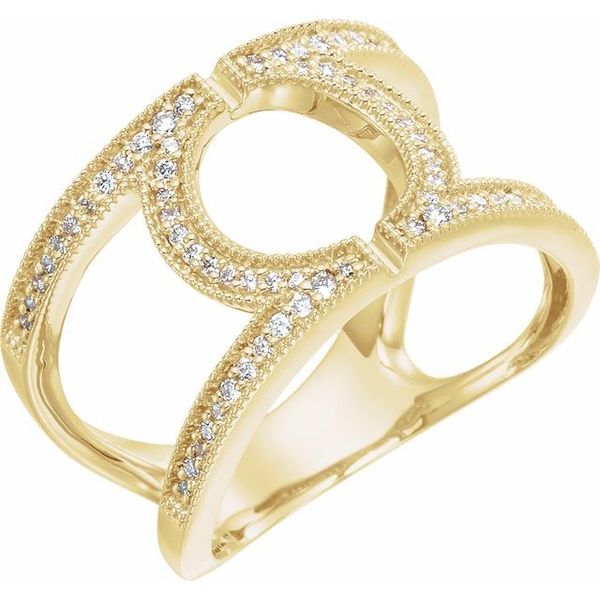 Accented Geometric Ring