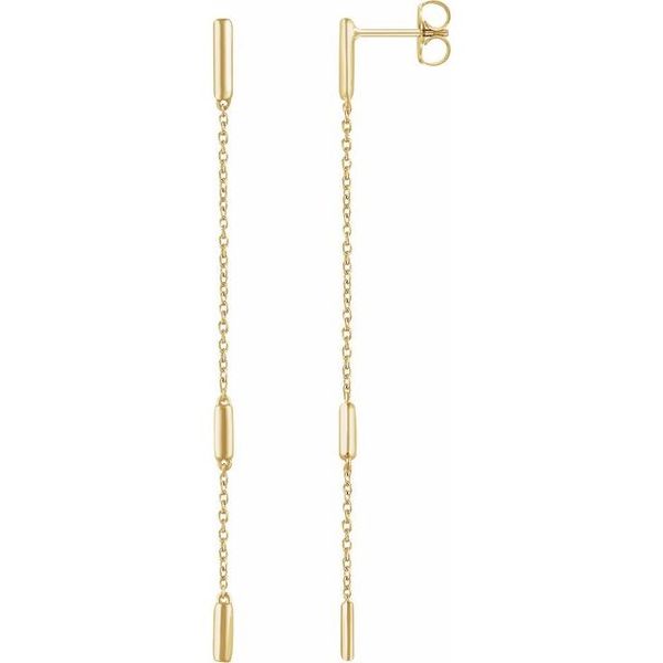 Bar Chain Earrings