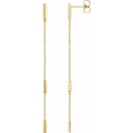 Bar Chain Earrings