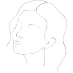 Bar Chain Earrings - Image 3