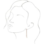 Geometric Chain Earrings - Image 3
