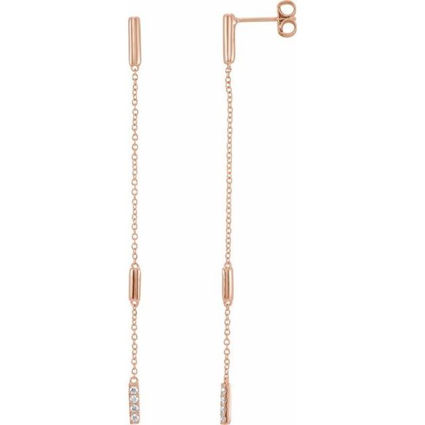 Bar Chain Earrings