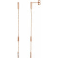 Bar Chain Earrings