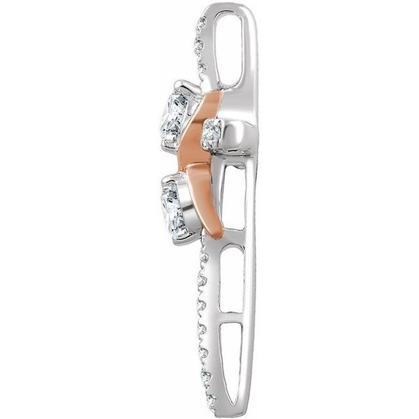 Infinity-Inspired Cross Pendant - Image 2