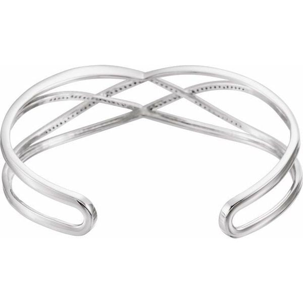 Criss-Cross Cuff Bracelet - Image 2