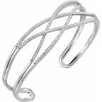 Criss-Cross Cuff Bracelet - Image 3