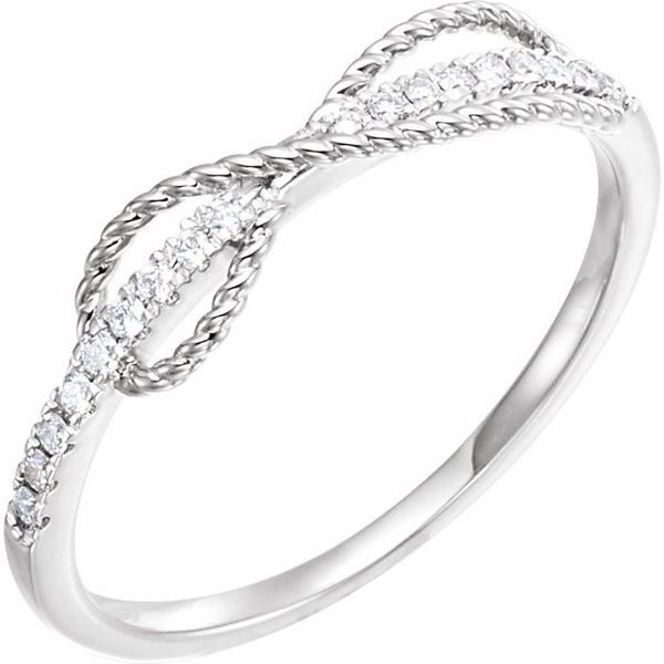 Accented Infinity-Inspired Ring