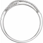 Accented Infinity-Inspired Ring - Image 2