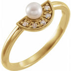 Pearl Fan Ring