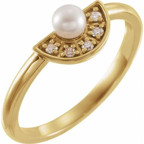 Pearl Fan Ring