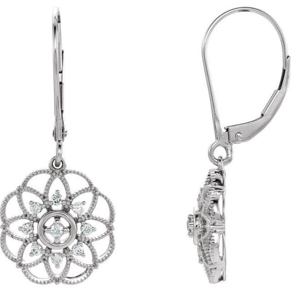 Granulated Filigree Earrings
