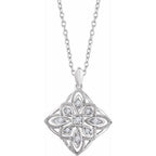 Granulated Filigree Necklace