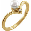 Accented Pearl Ring