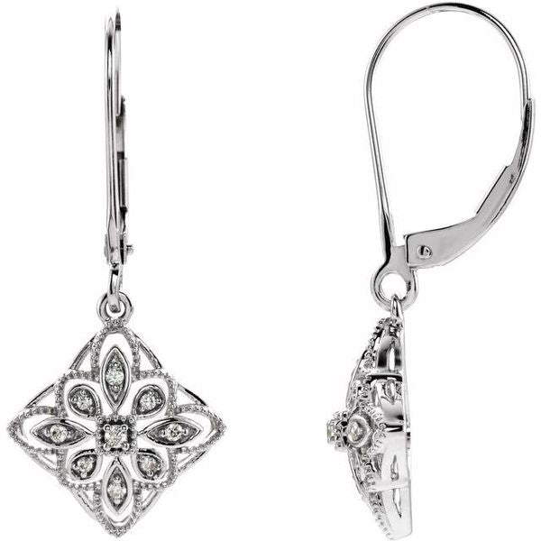 Granulated Filigree Earrings