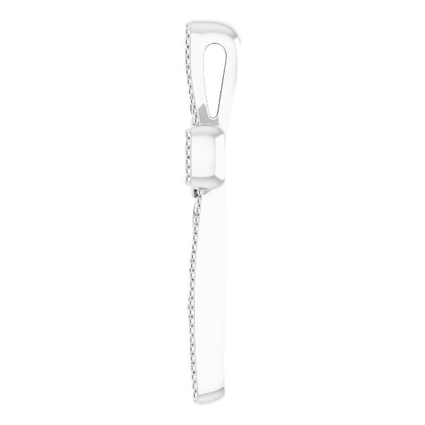 Milgrain Cross Pendant - Image 3