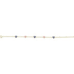 Youth Flowers & Hearts Bracelet