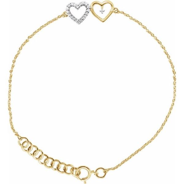 Double Heart Bracelet