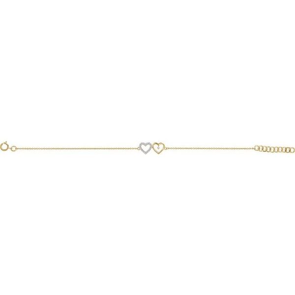 Double Heart Bracelet - Image 2