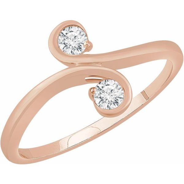 Two-Stone Bypass Ring