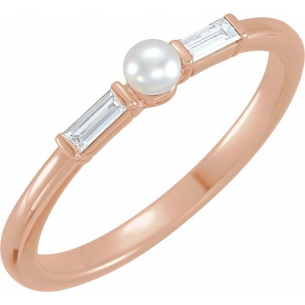Accented Pearl Ring
