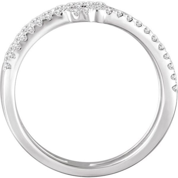Accented Sideways Cross Ring - Image 2