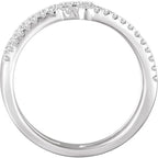 Accented Sideways Cross Ring - Image 2