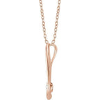 Solitaire Infinity-Inspired Necklace - Image 2