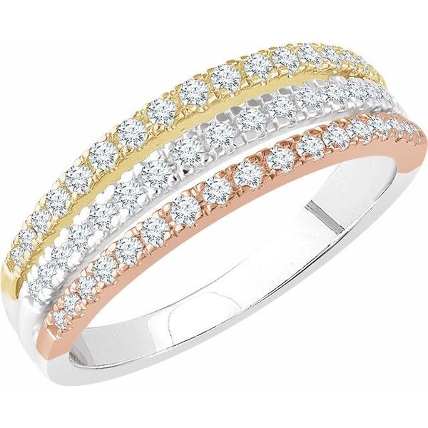 Accented Stacked Ring