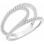 Accented Negative Space Ring