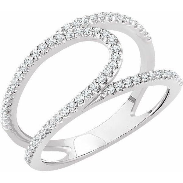 Accented Negative Space Ring