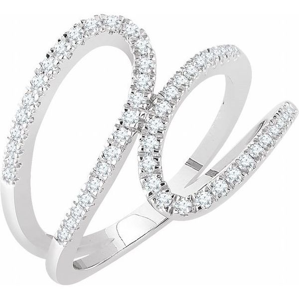 Accented Freeform Ring