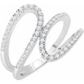 Accented Freeform Ring