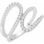 Accented Freeform Ring